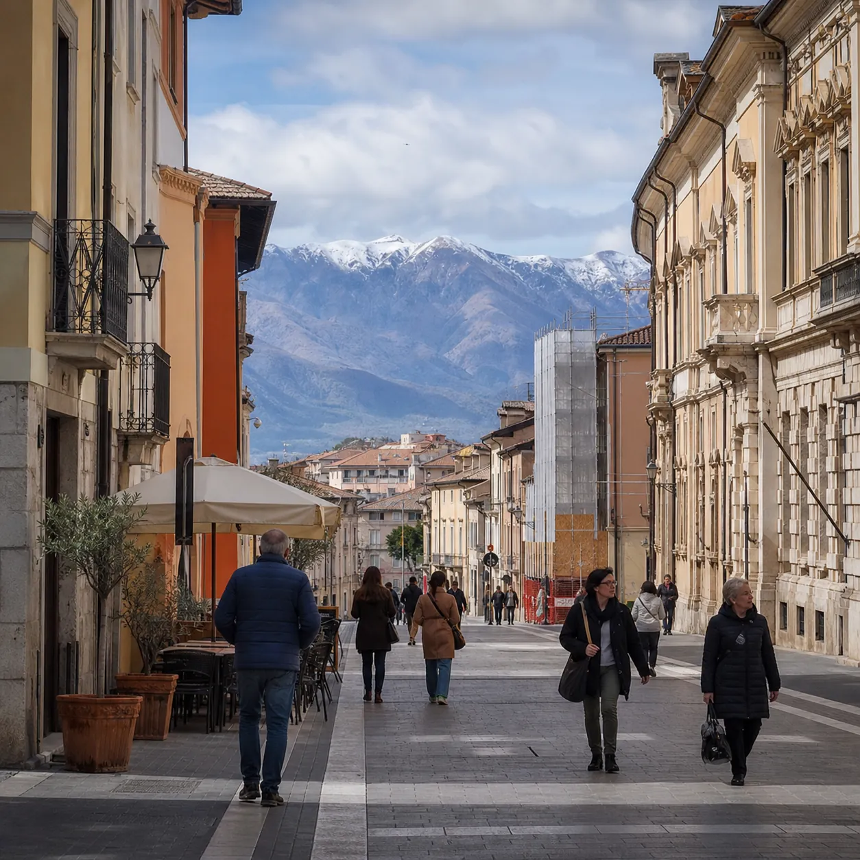 Illustration: Everyday life in L’Aquila