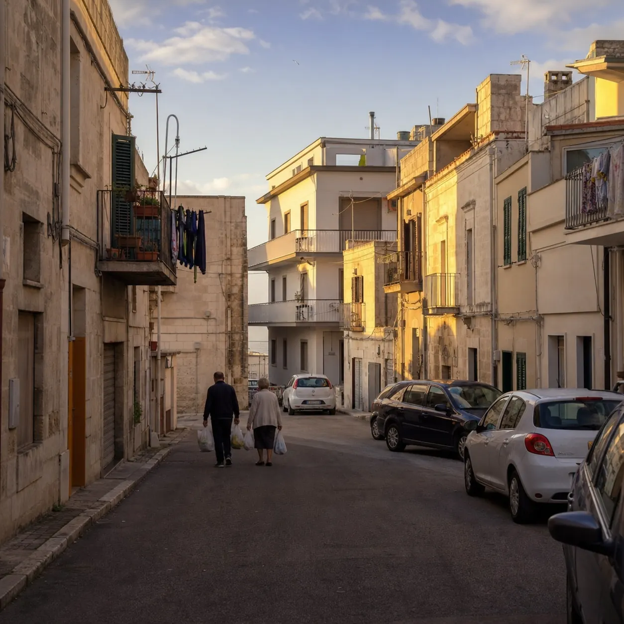 Illustration: Residential life beyond Matera’s tourist centre