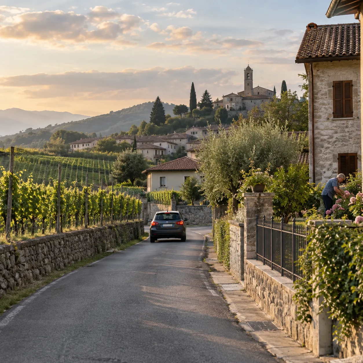 Illustration: Everyday life in the Friulian countryside