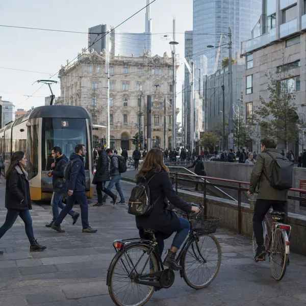 Illustration: A weekday commute in Milan