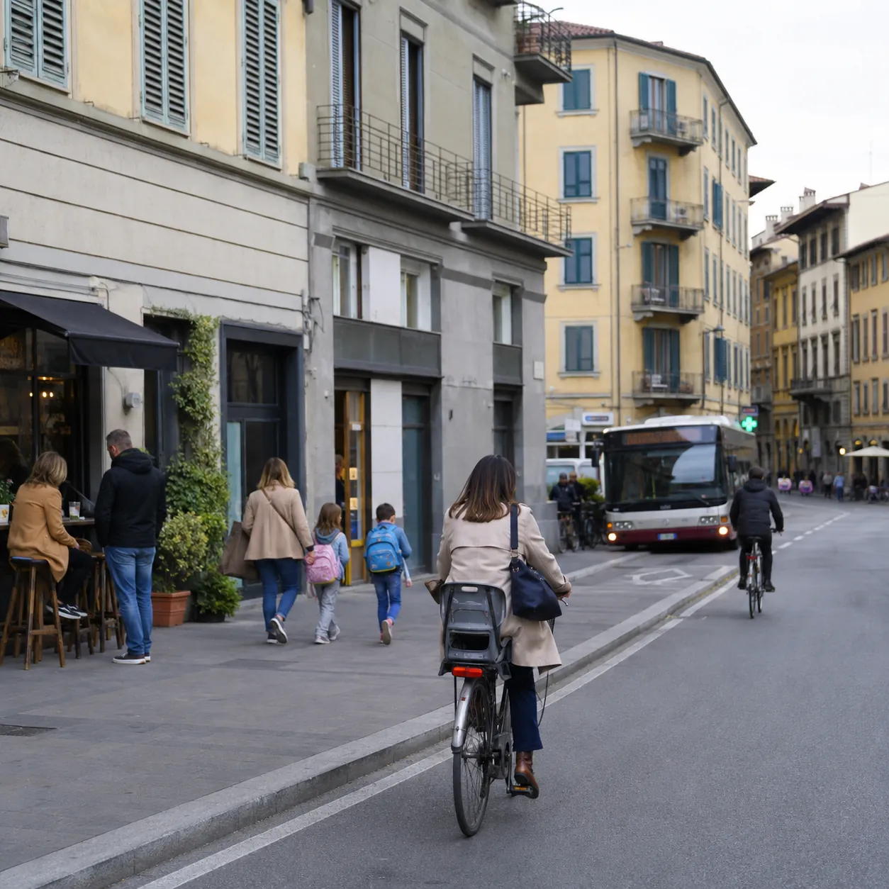 Illustration: An ordinary weekday in Florence