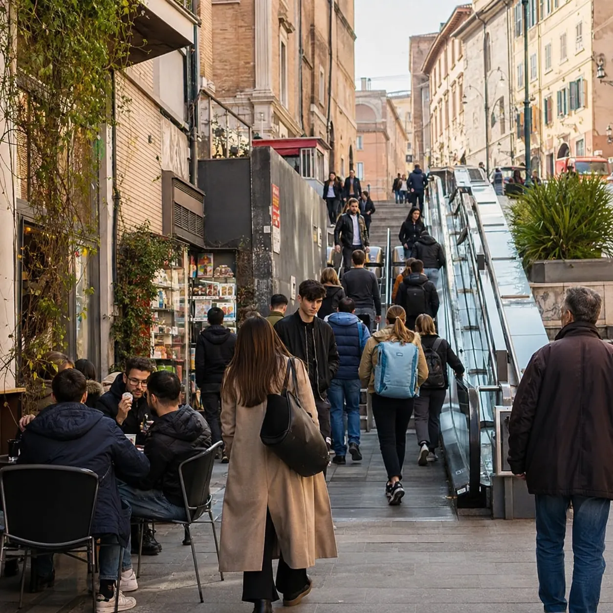 Illustration: Weekday life in Perugia