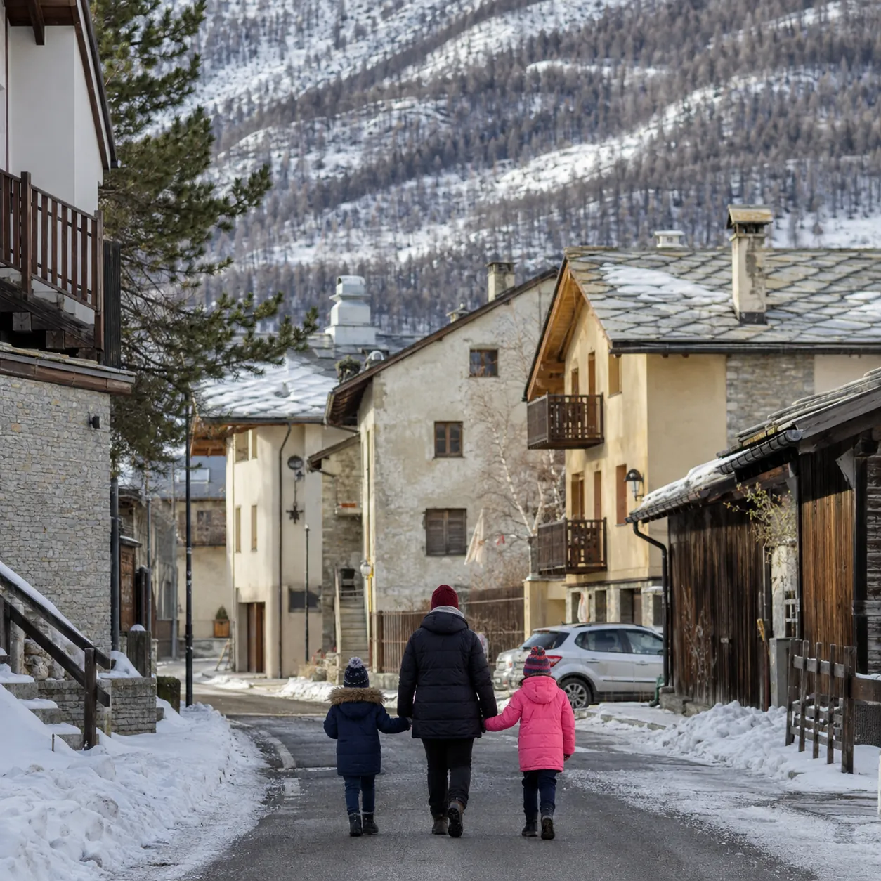 Illustration: Everyday winter life in Valle d’Aosta